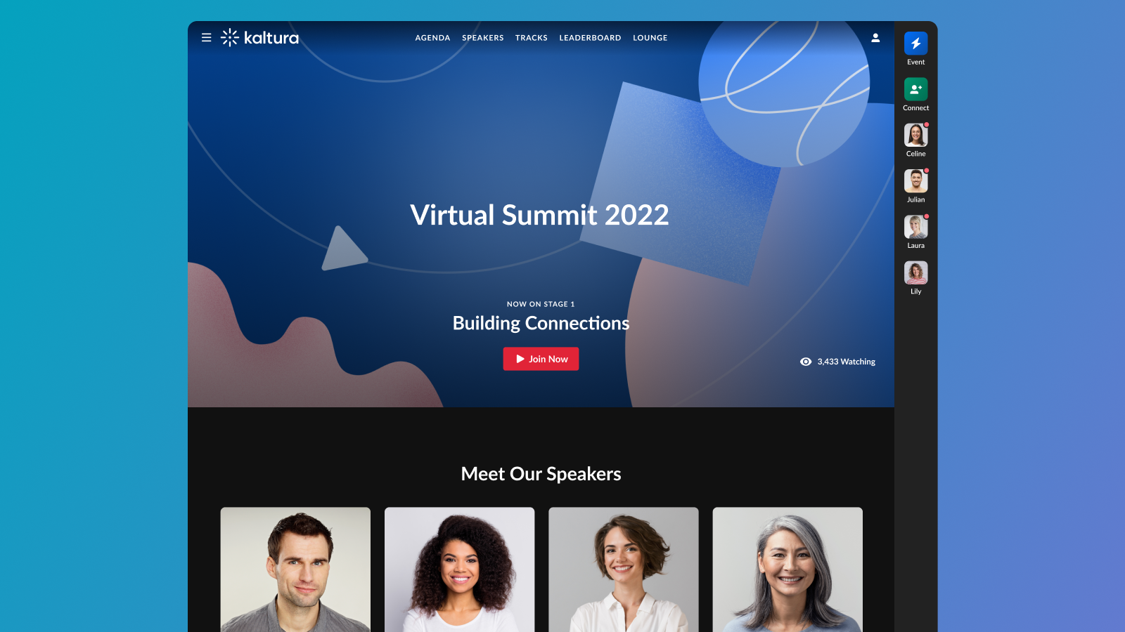 Manage entire event lifecycle.